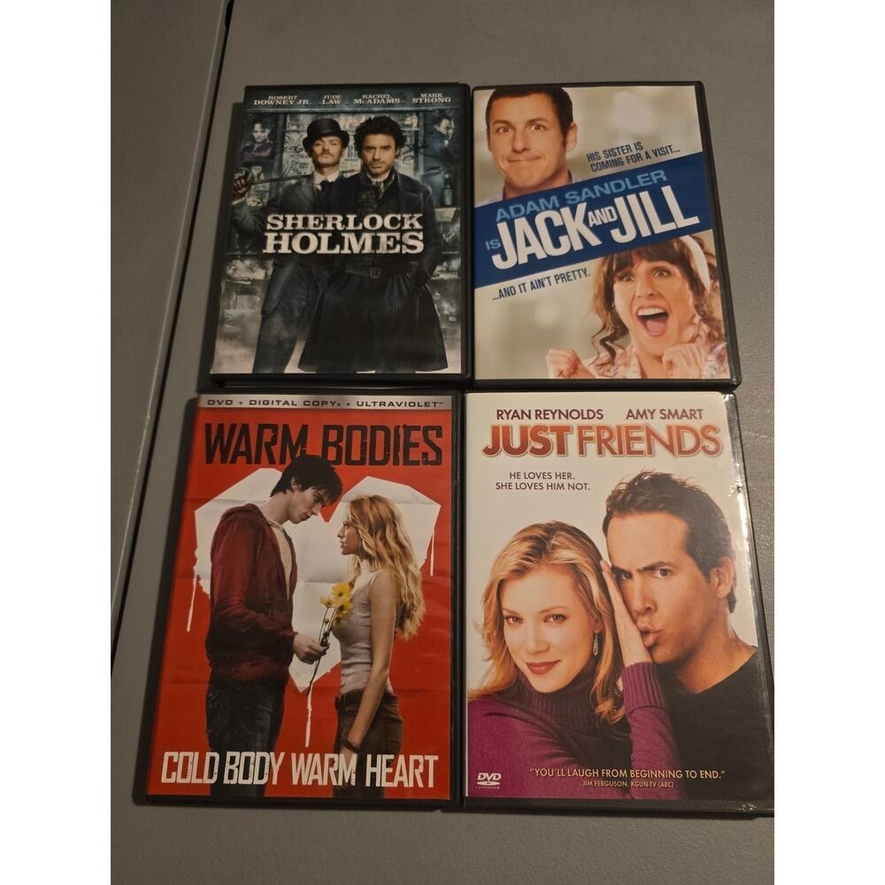 4 DVDS Titles in‎ Description
